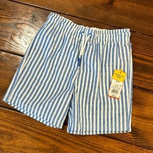Cat & Jack Seersucker swim trunks M (8)